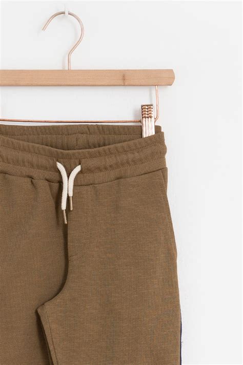 bruine joggingbroek